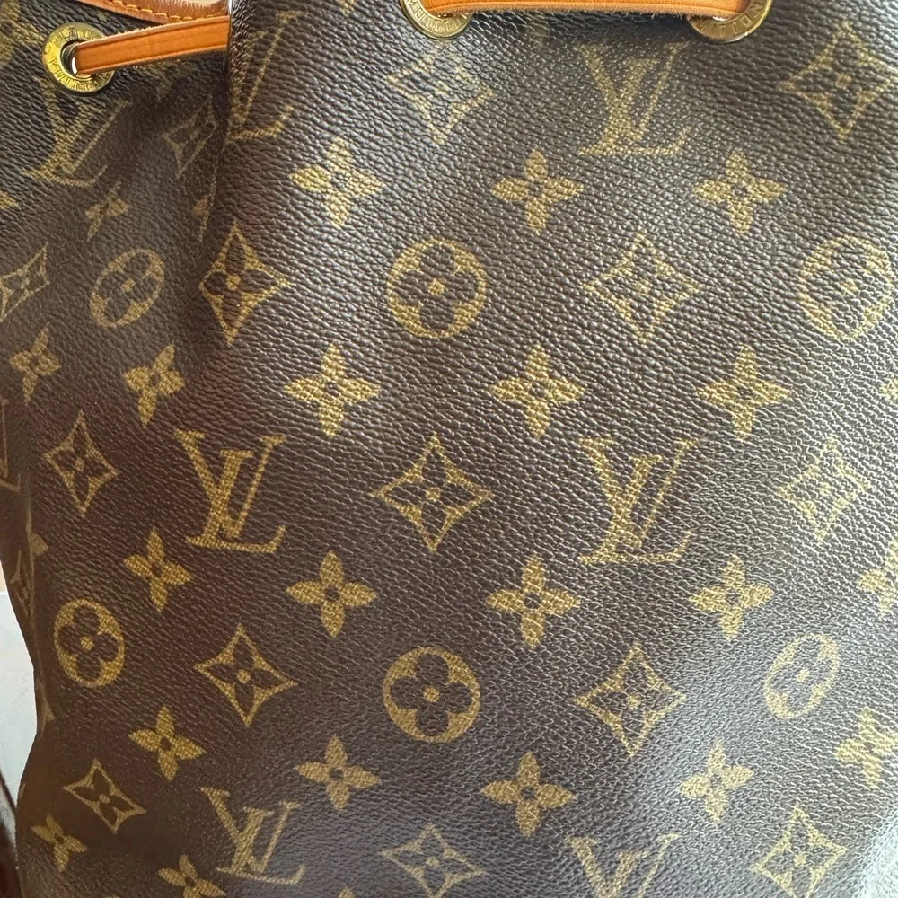 Louis Vuitton Petit Noe Monogram Brown Bag with certificate of authenticuty